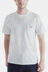 T-shirt à poche biologique classique Armor Lux Heritage (Blanc) | T-shirts