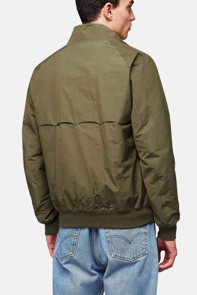 Baracuta G9 Classic Cotton-Blend Harrington Jacket (Army Green) | Jackets