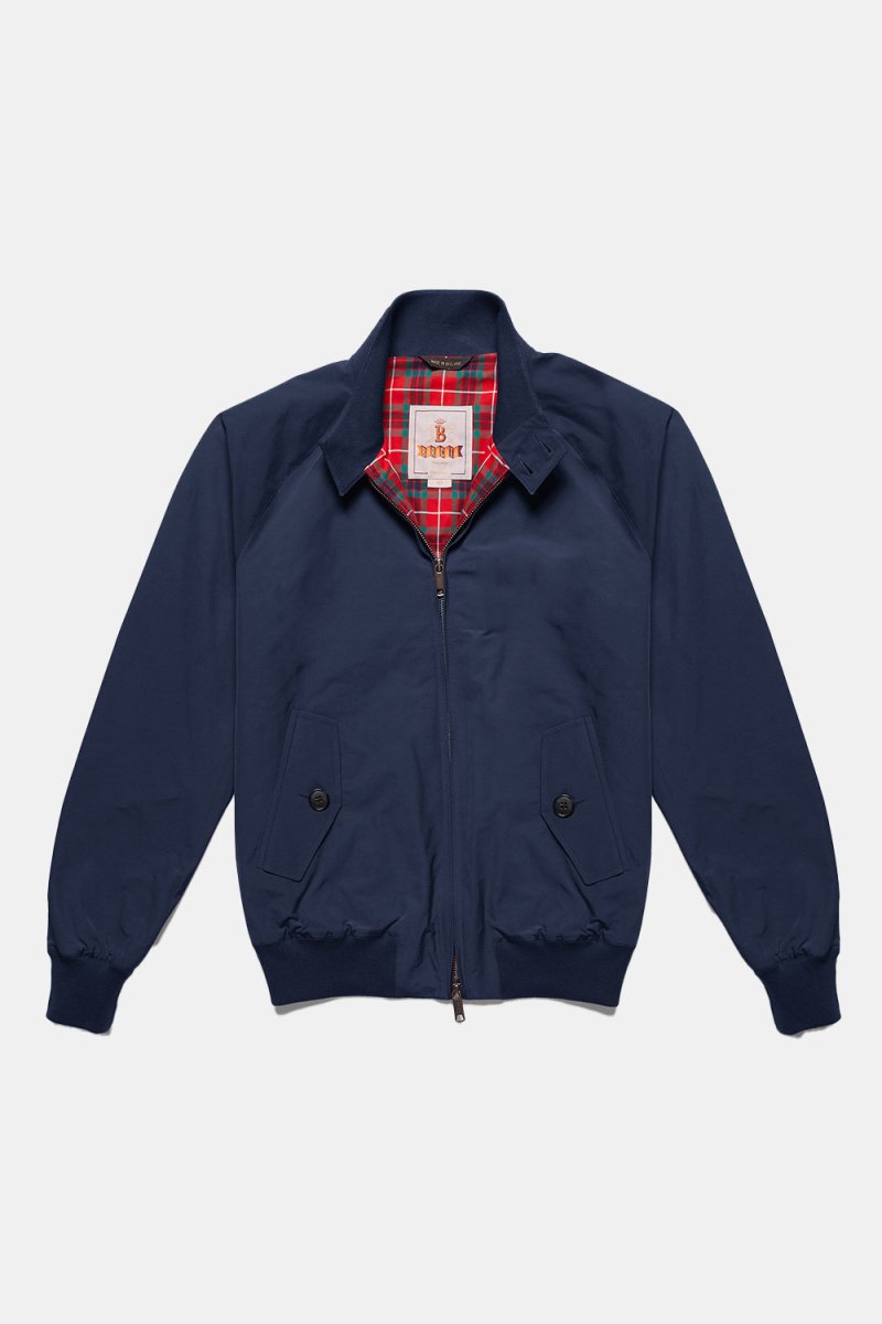 Baracuta G9 Classic Cotton-Blend Harrington Jacket (Classic Navy) | Jackets