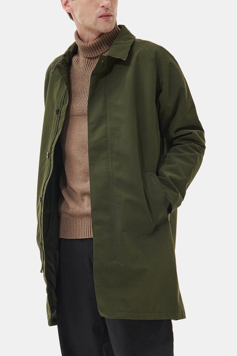 Barbour Cambridge Mac Jacket (Olive/Forest Mist) | Jackets