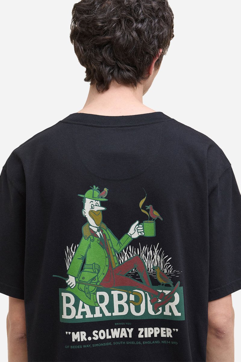 Barbour Campbell OS Graphic T-Shirt (Black) | T-Shirts