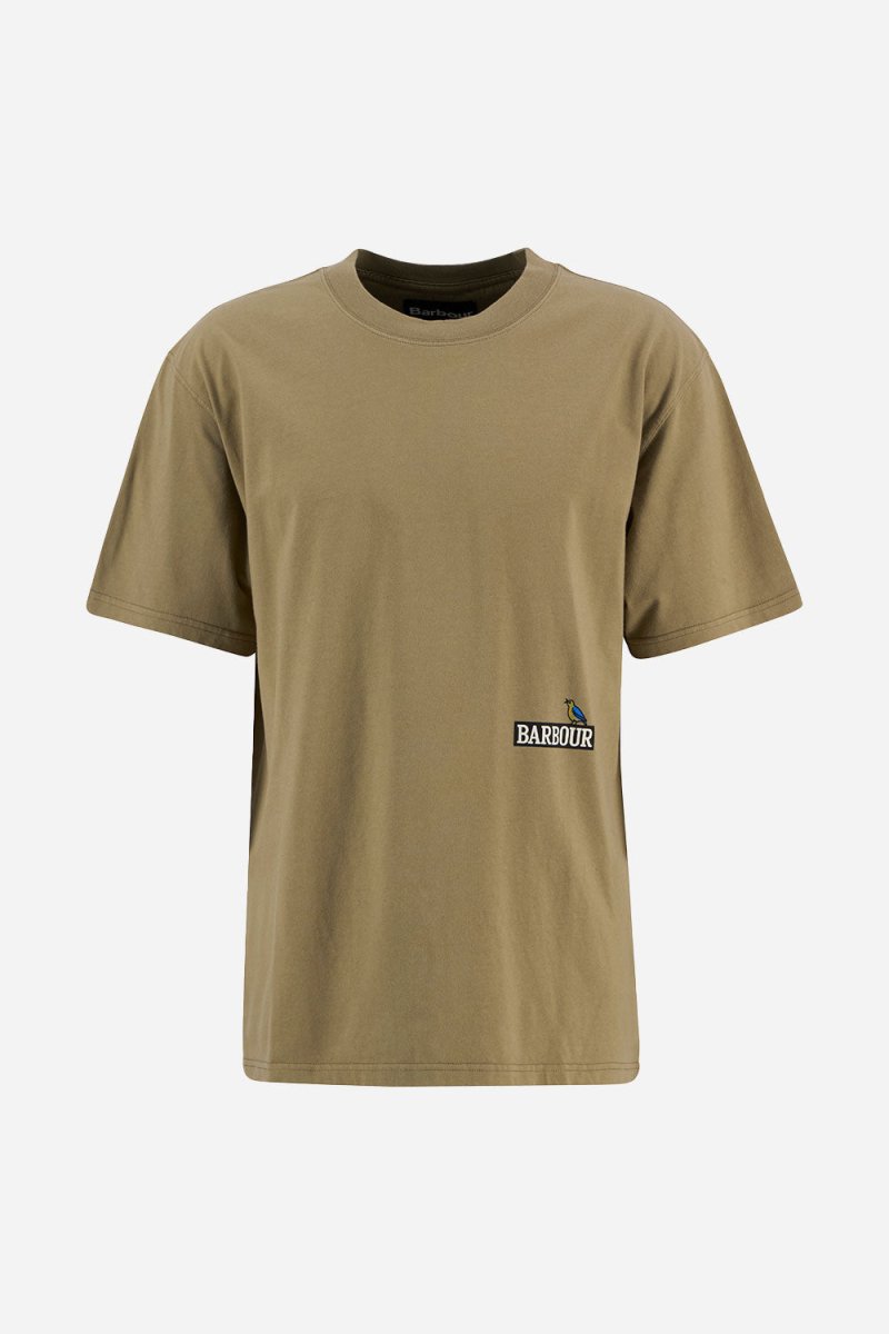 Barbour Campbell OS Graphic T-Shirt (British Khaki) | T-Shirts