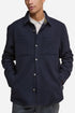 Barbour Marlow Surchemise en laine mélangée sur mesure (Navy Marl) | Chemises