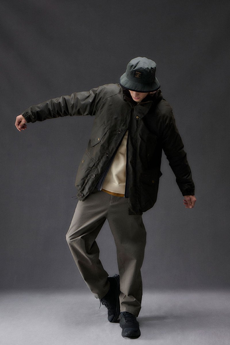 Barbour Re - engineered Endurance Mountain Wax Parka (Olive) | Jackets