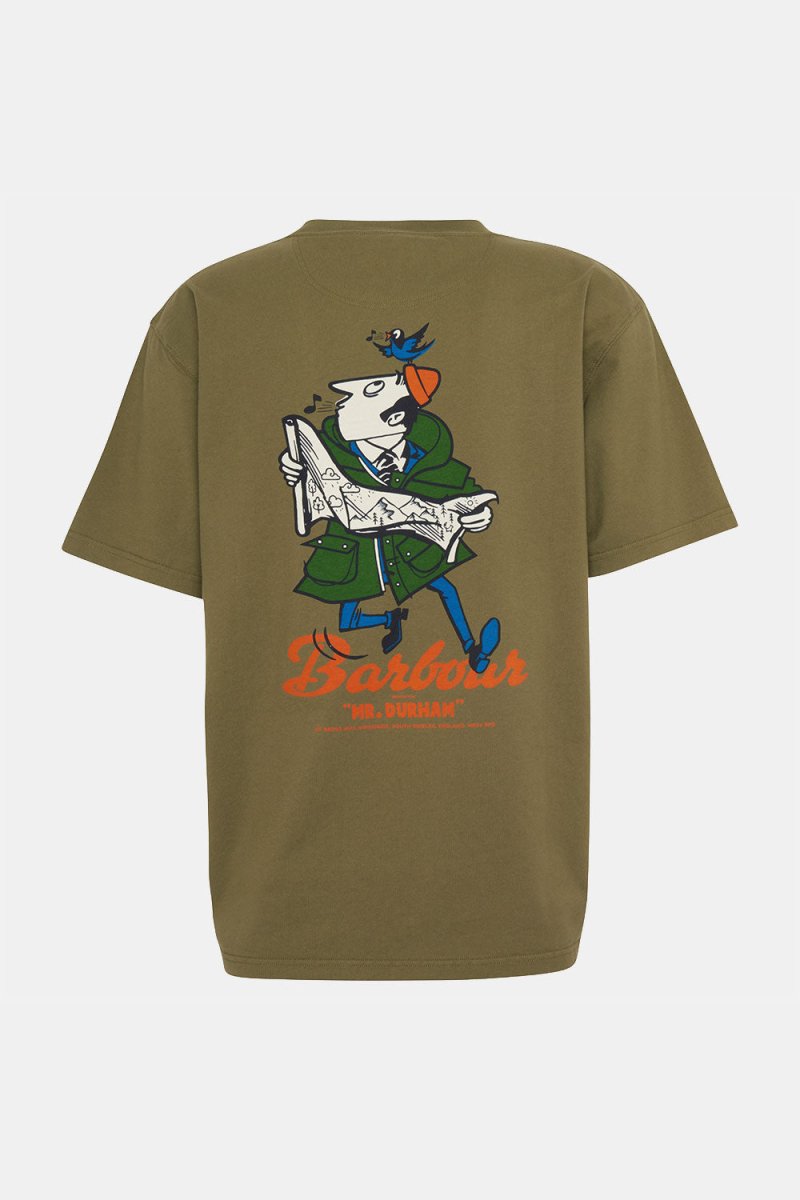 Barbour Regence Oversized T-Shirt (Burnt Olive) | T-Shirts