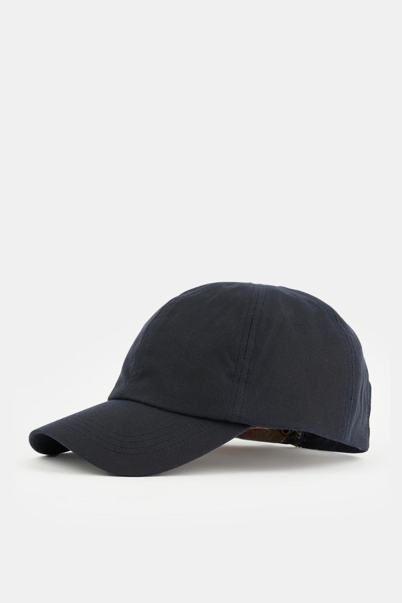 Barbour Wax Sports Cap (Navy) | Hats