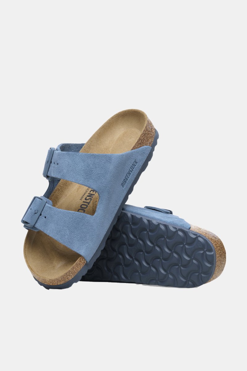 Birkenstock Arizona Suede Leather (Elemental Blue) | Sandals