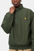 Carhartt Half Zip American Script Sweatshirt (Vert Plante) | Pulls