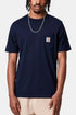 Carhartt T-shirt à poche à manches courtes (Marine foncé) | T-shirts