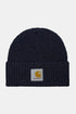 Carhartt WIP Anglistic Beanie (Speckled Dark Navy Heather) | Chapeaux