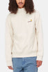 Carhartt WIP Half Zip American Script Sweatshirt (Naturel) | Pulls