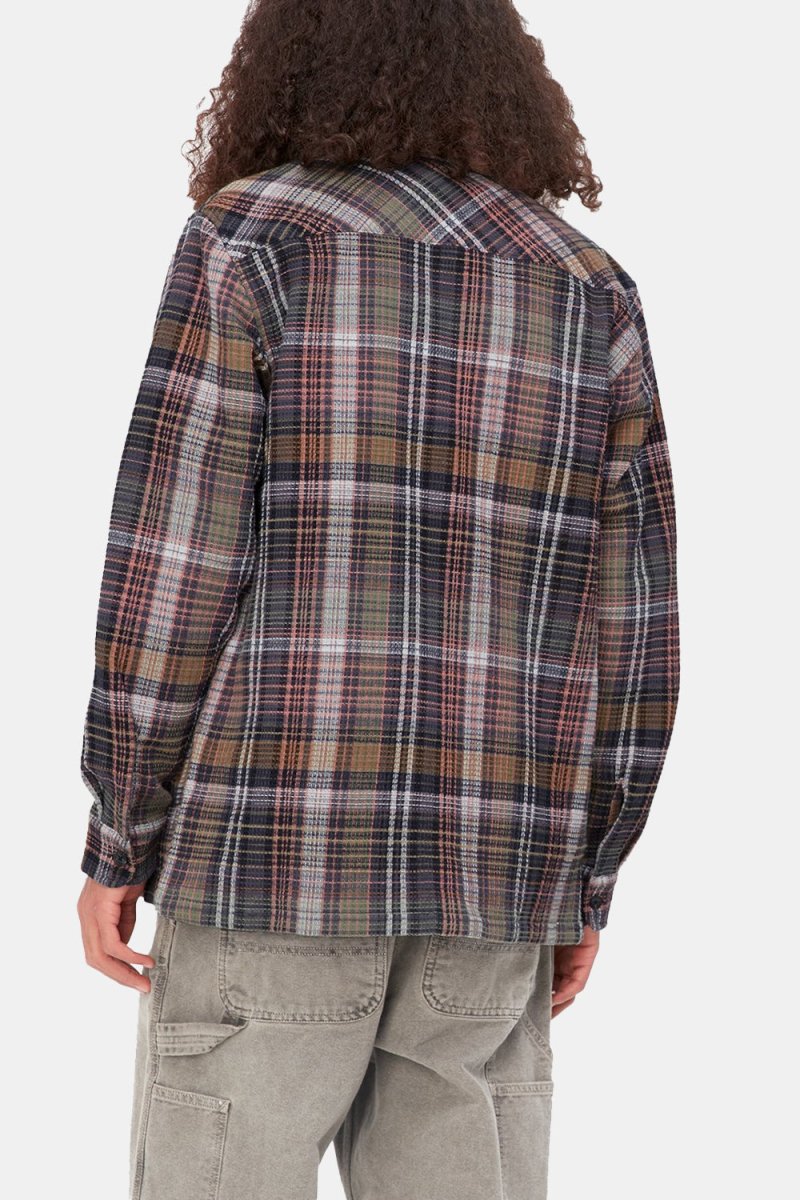Carhartt WIP L/S Valmon Shirt (Hamilton Brown) | Shirts