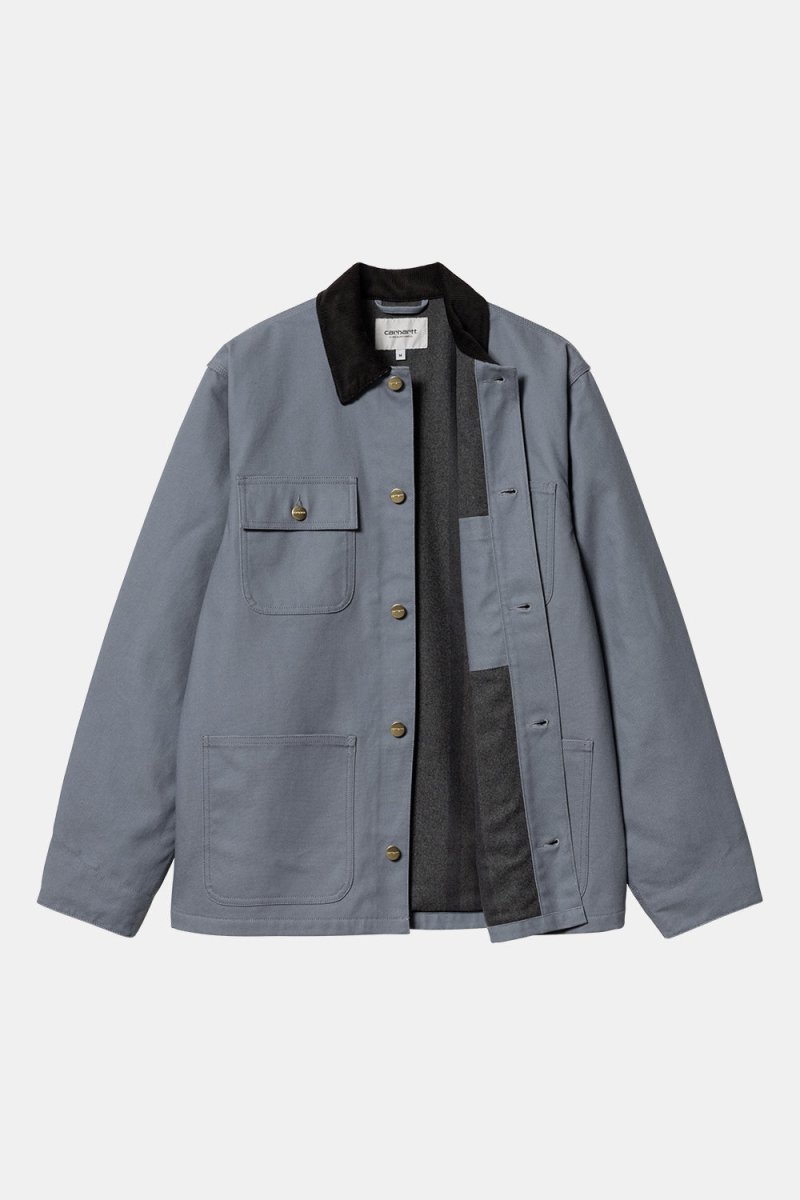 Carhartt Wip Michigan Coat (Dove Grey Black Rigid) Number Six