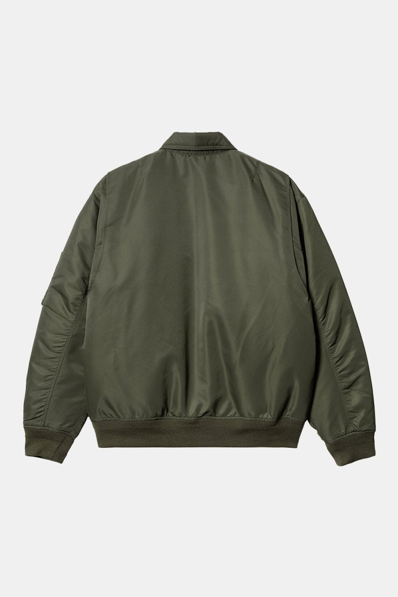 Carhartt WIP Olten Bomber Jacket (Plant/Smoke Green) | Jackets