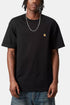 Carhartt WIP T-shirt Chase à manches courtes (Noir/Or) | T-shirts