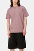 Carhartt WIP T-shirt Chase à manches courtes (Rose vitreux/Or) | T-shirts