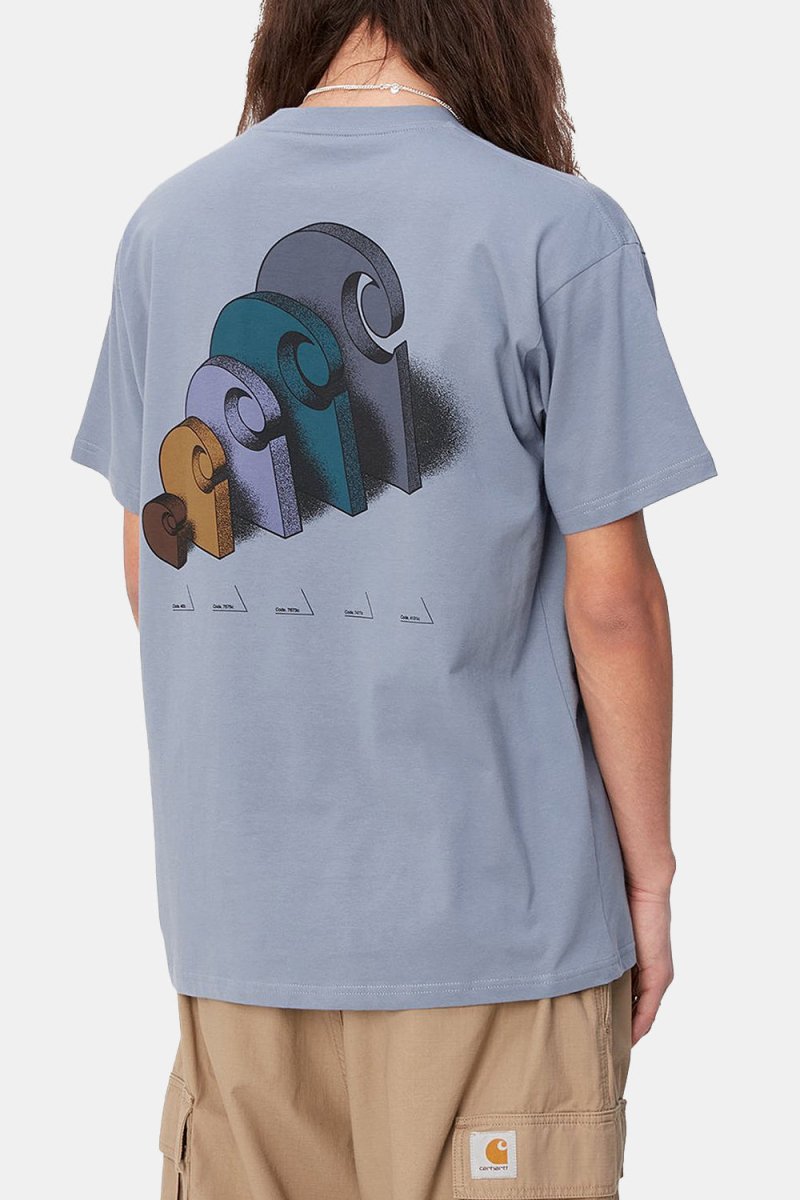 Carhartt WIP Short Sleeve Diagram C T-Shirt (Bay Blue) | T-Shirts