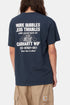 Carhartt WIP T-shirt à manches courtes Less Troubles (Bleu/Cire) | T-shirts