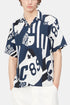 Carhartt WIP Chemise Marina à manches courtes (Imprimé Marina/Bleu Atom) | Chemises