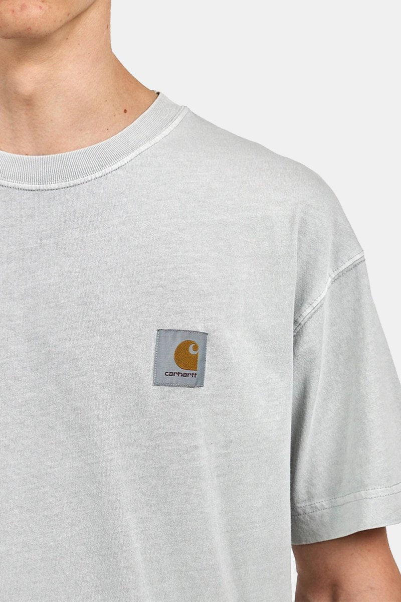 Carhartt WIP Short Sleeve Nelson T-Shirt (Sonic Silver) | T-Shirts