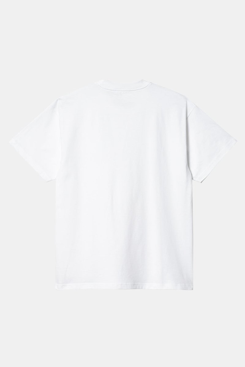 Carhartt WIP Short Sleeved Organic Stretch Pocket T-Shirt (White) | T-Shirts