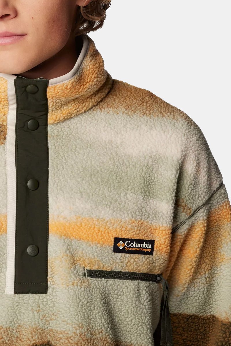 Columbia Helvetia™ II Printed Half Snap Fleece (Greenscape Dolomites) | Sweaters