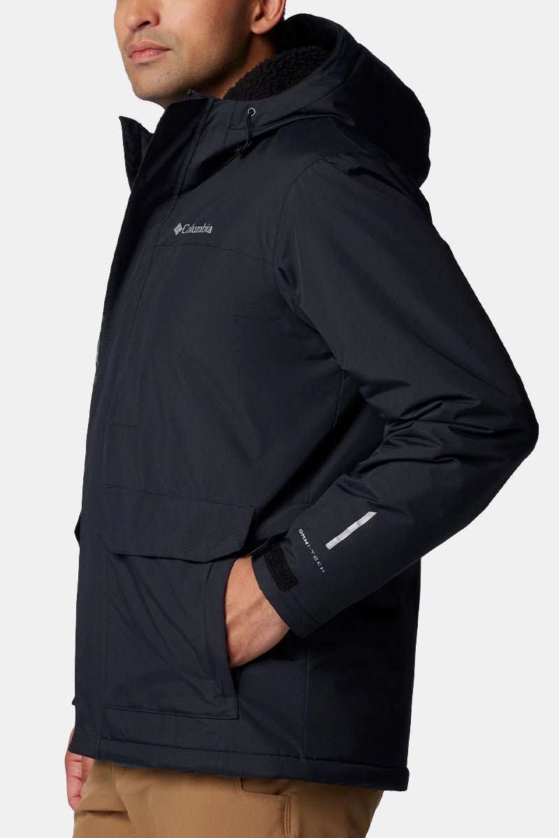 Columbia Landroamer™ Sherpa Lined Waterproof Hooded Jacket (Black) | Jackets