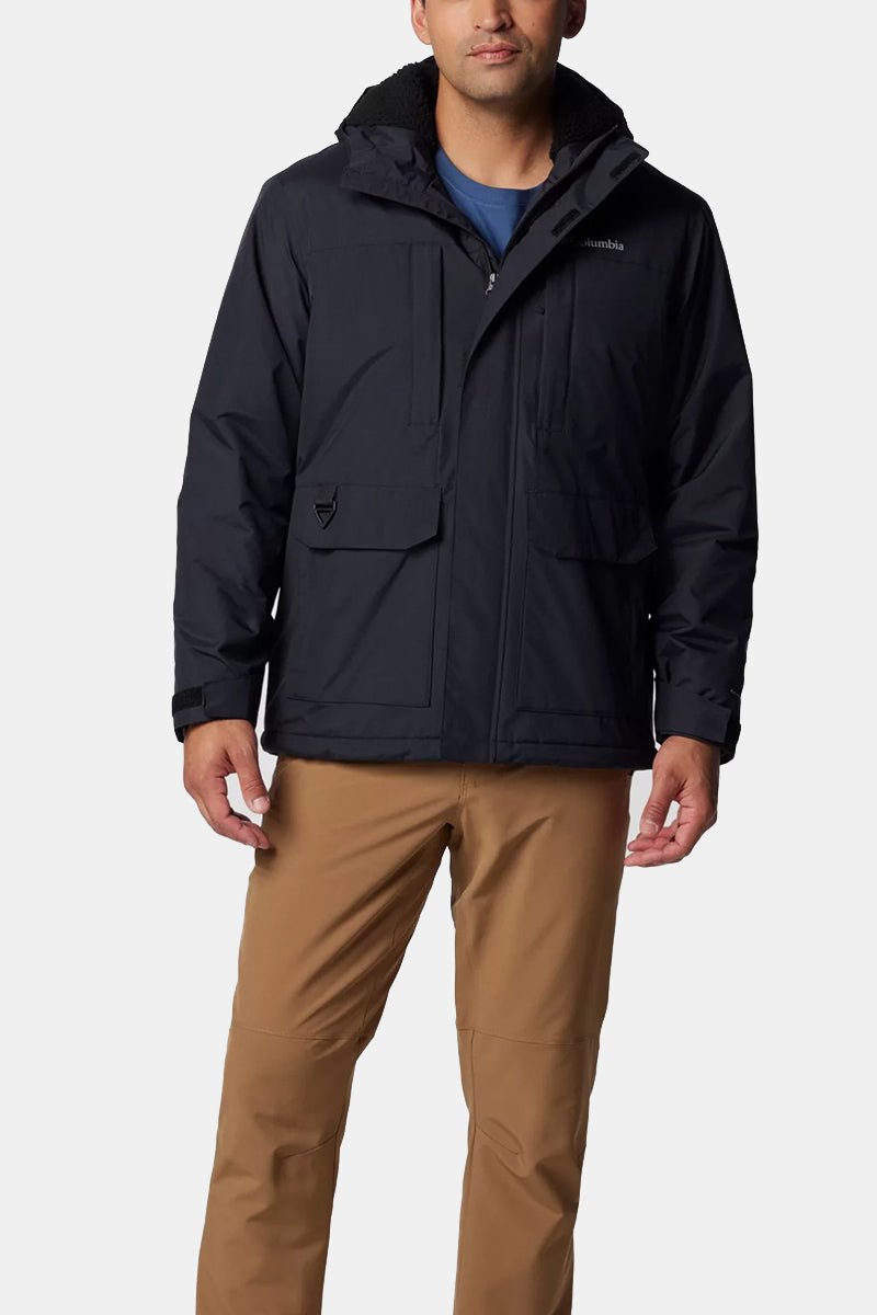 Columbia Landroamer™ Sherpa Lined Waterproof Hooded Jacket (Black) | Jackets