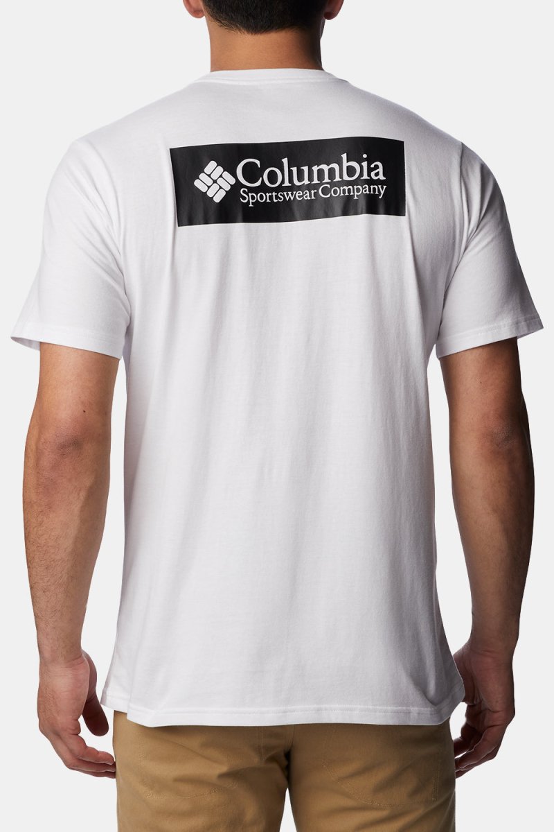 Columbia North Cascades Short Sleeve T-Shirt (White) | T-Shirts