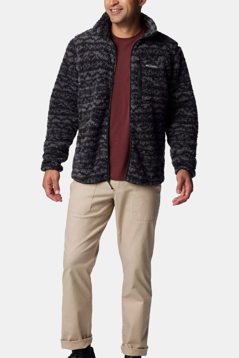 Columbia Winter Pass™ Printed Fleece II (Shark Madras Tonal) | Sweaters