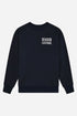 Sweat-shirt Deus Flecks Crew (Marine) | Pulls