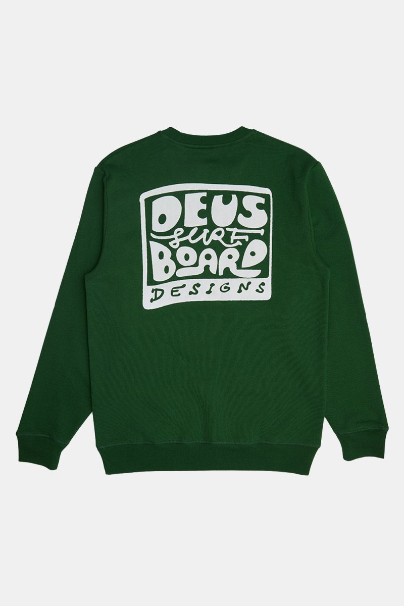 Deus Nice To See You Crew Sweatshirt (Hillside Green) | Sweaters