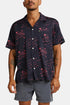 Chemise à manches courtes Deus Old House (Marine/Rouge) | Chemises
