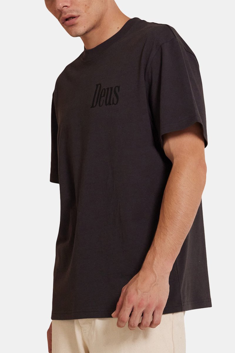 Deus Partisan Tee Organic Cotton T-Shirt (Anthracite) | T-Shirts