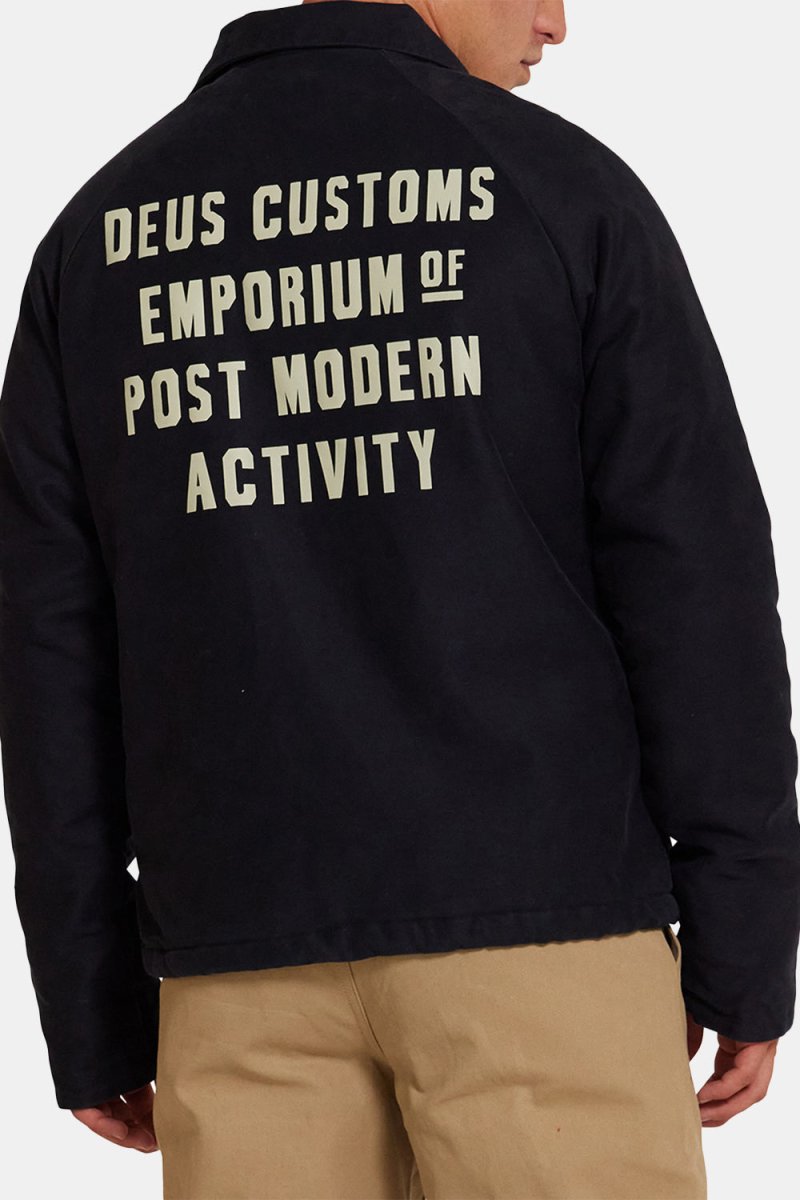 Deus Plymouth Mechanic Jacket (Black) | Jackets