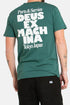 T-shirt en coton biologique Deus Postal (vert travail) | T-shirts
