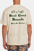 Deus Real Good Tee T-shirt en coton recyclé (blanc sale) | T-shirts