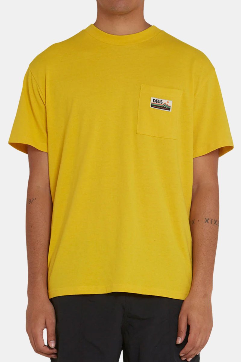 Deus Tango Pocket T-Shirt (Super Lemon) | T-Shirts