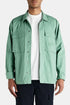 Deus Tommy Poplin Surf Shirt (Shale Vert) | Chemises