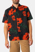Chemise à manches courtes Edwin Garden Society (Rouge/Noir) | Chemises