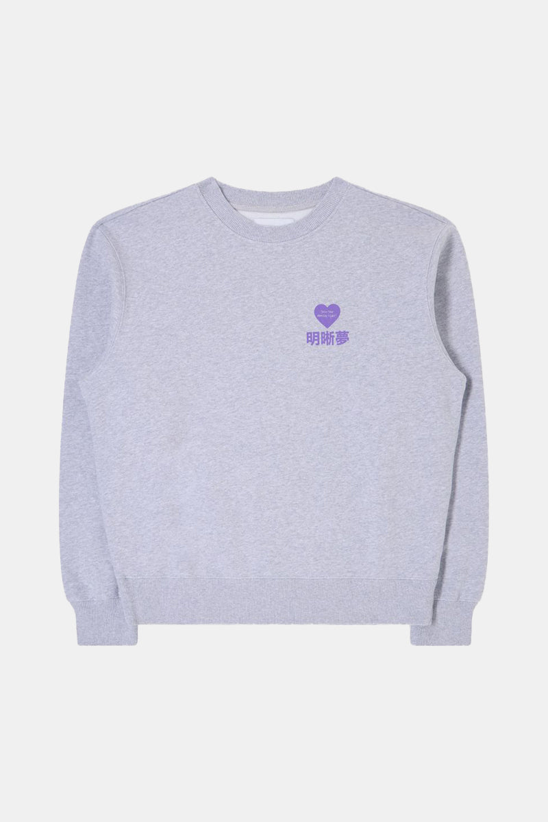 Edwin Legal Highs Heavy Felpa Sweat (Grey Marl) | Sweaters