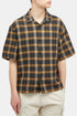 Chemise Saga à manches courtes Edwin (Noir/Jaune) | Chemises