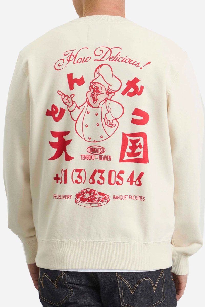 Edwin Tonkatsu Sweatshirt (White) | Sweaters