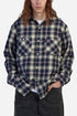 Chemise à manches longues Edwin Work (Marine/Vert) | Chemises