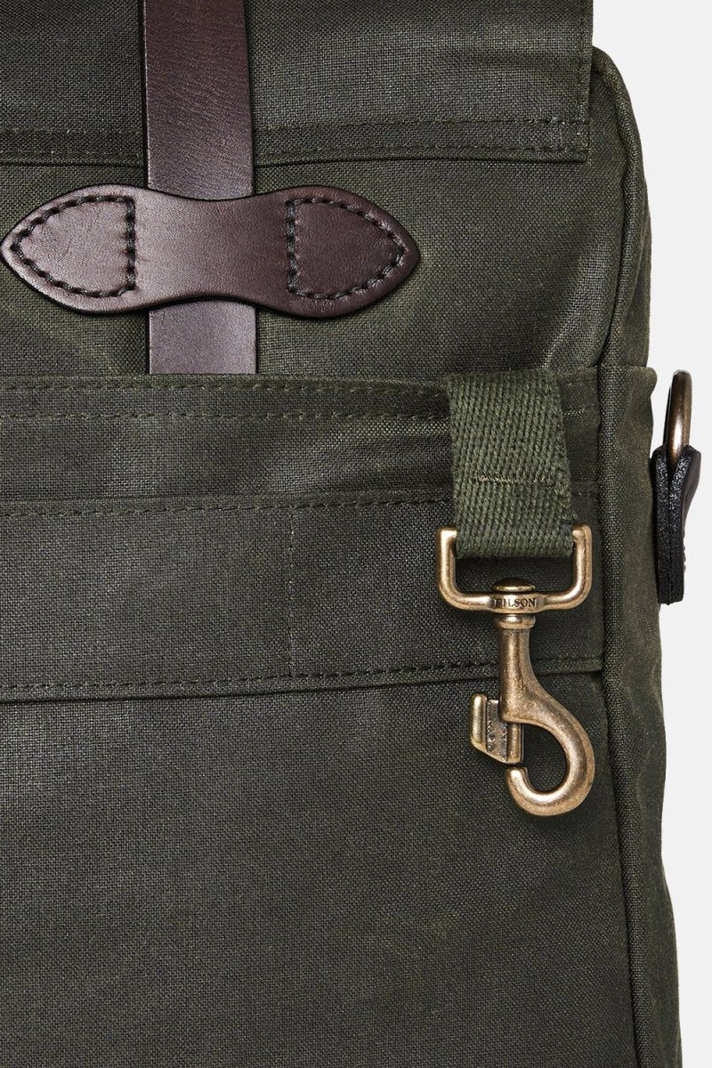 Filson 24-Hour Hour Tin Cloth Briefcase (Otter Green) | Bags