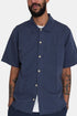 Chemise à manches courtes Folk Gabe (Marine douce) | Chemises