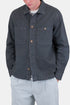 Surchemise Folk Patch (toile de chanvre anthracite) | Chemises