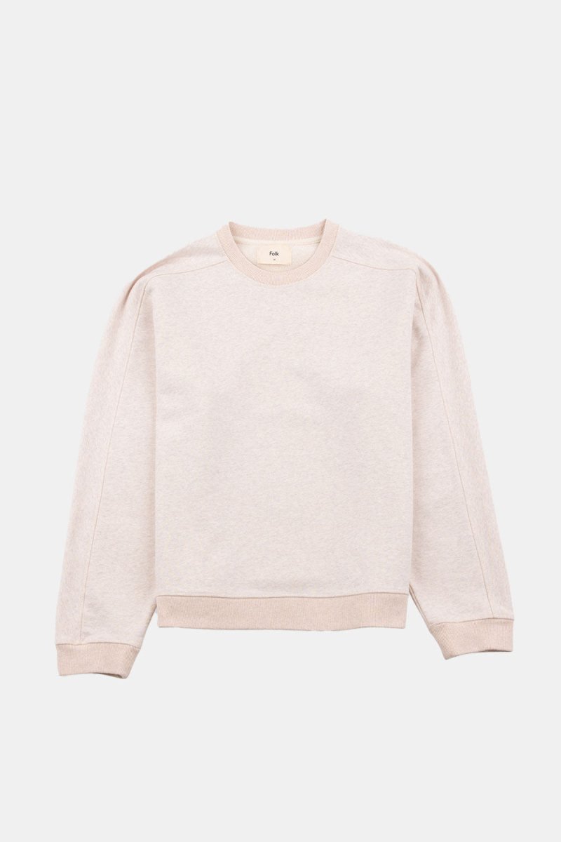 Folk Prism Sweatshirt (Ecru Melange) | Sweaters