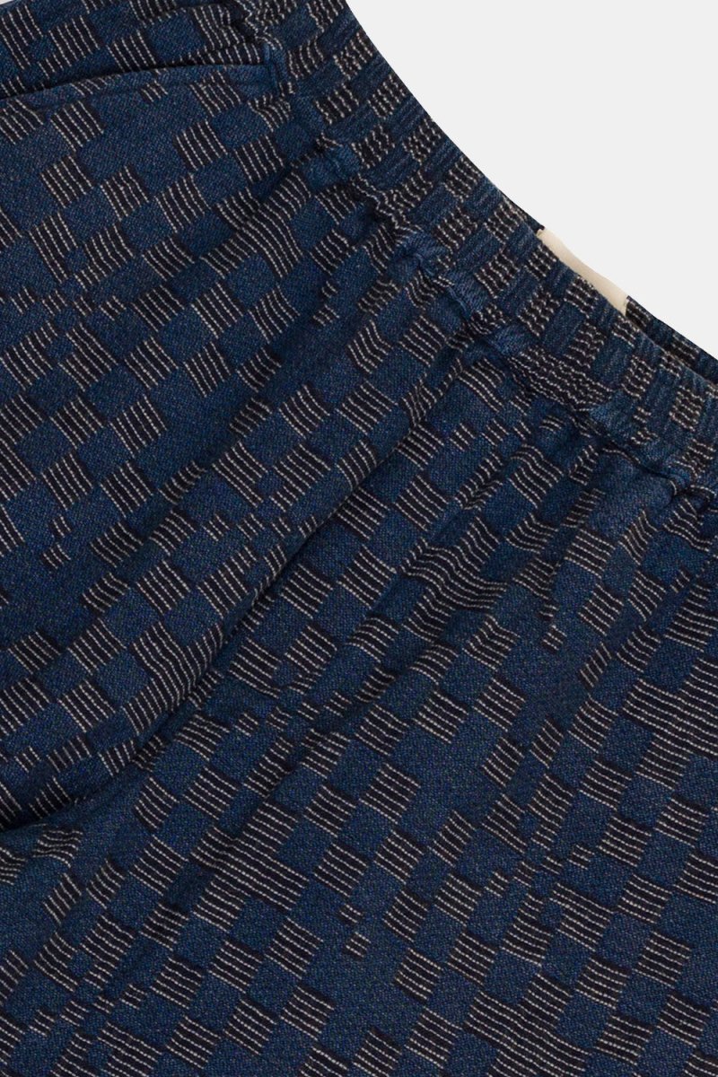 Folk Relaxed Shorts (Indigo Checkerboard) | Shirts