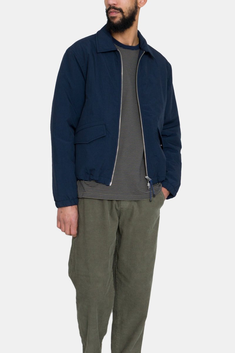 Folk Wadded Bomber Jacket (Navy Ripstop Nylon) | Jackets